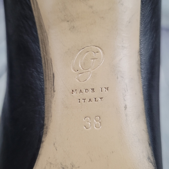 M. GEMI | soft leather pointed toe pumps heels - Picture 10 of 11